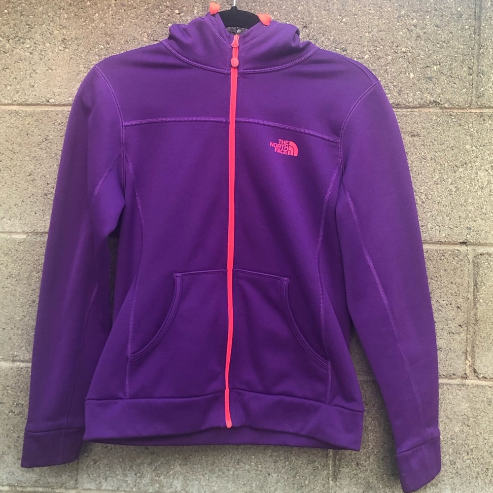 THE NORTHERN FACE Purple Orange Zip Up Hoodie S/P